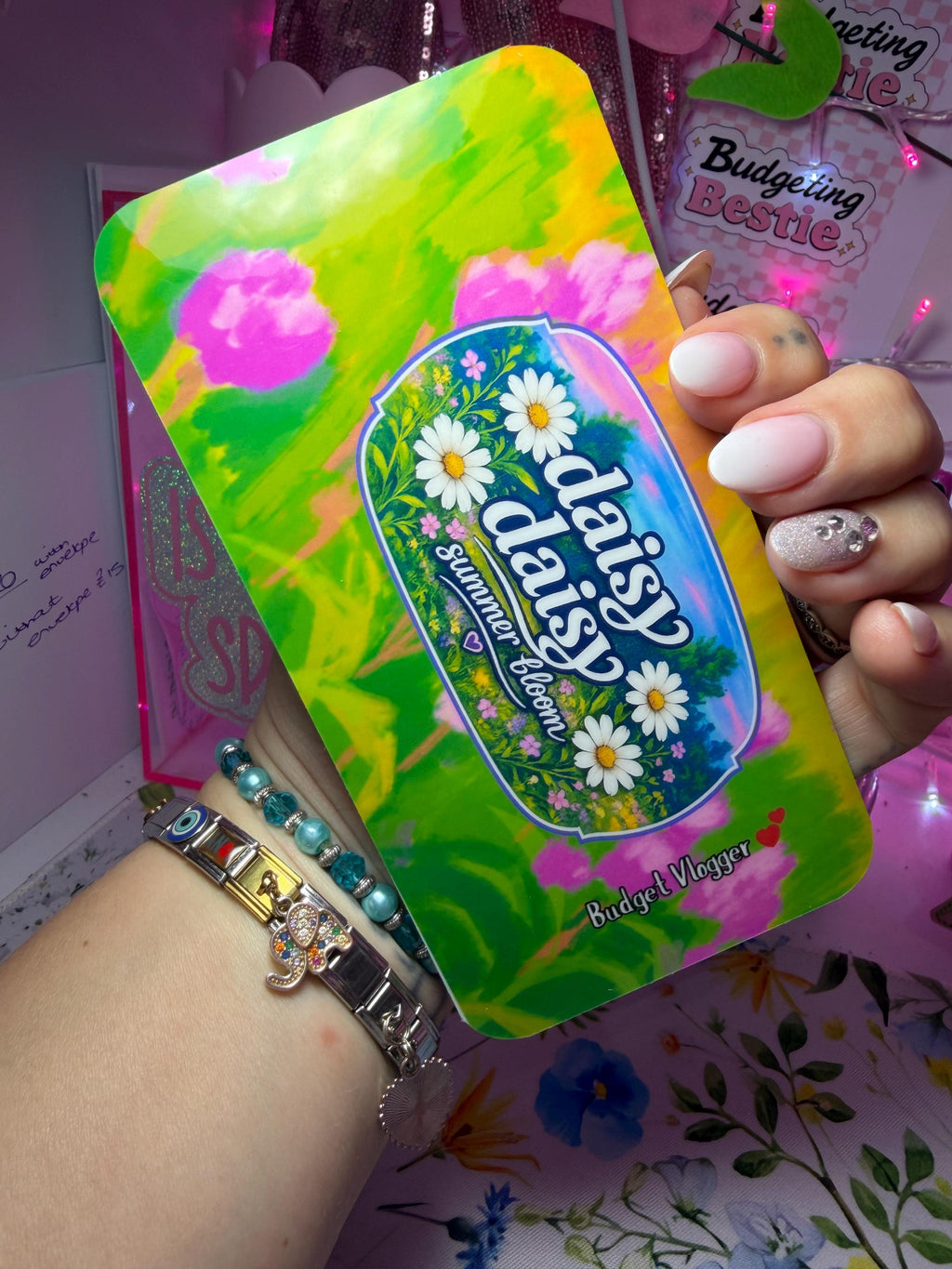 Daisy Daisy Summer Bloom – A6 Laminated Savings Challenge