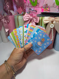 Cute but unhinged Minis cash stuffing budget tracker