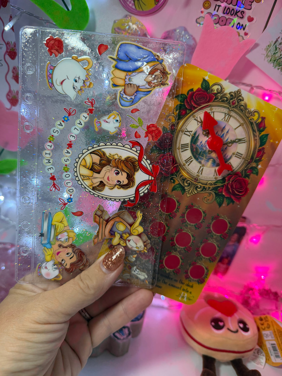 Happily Ever After Glitter Wallets & Savings Challenges