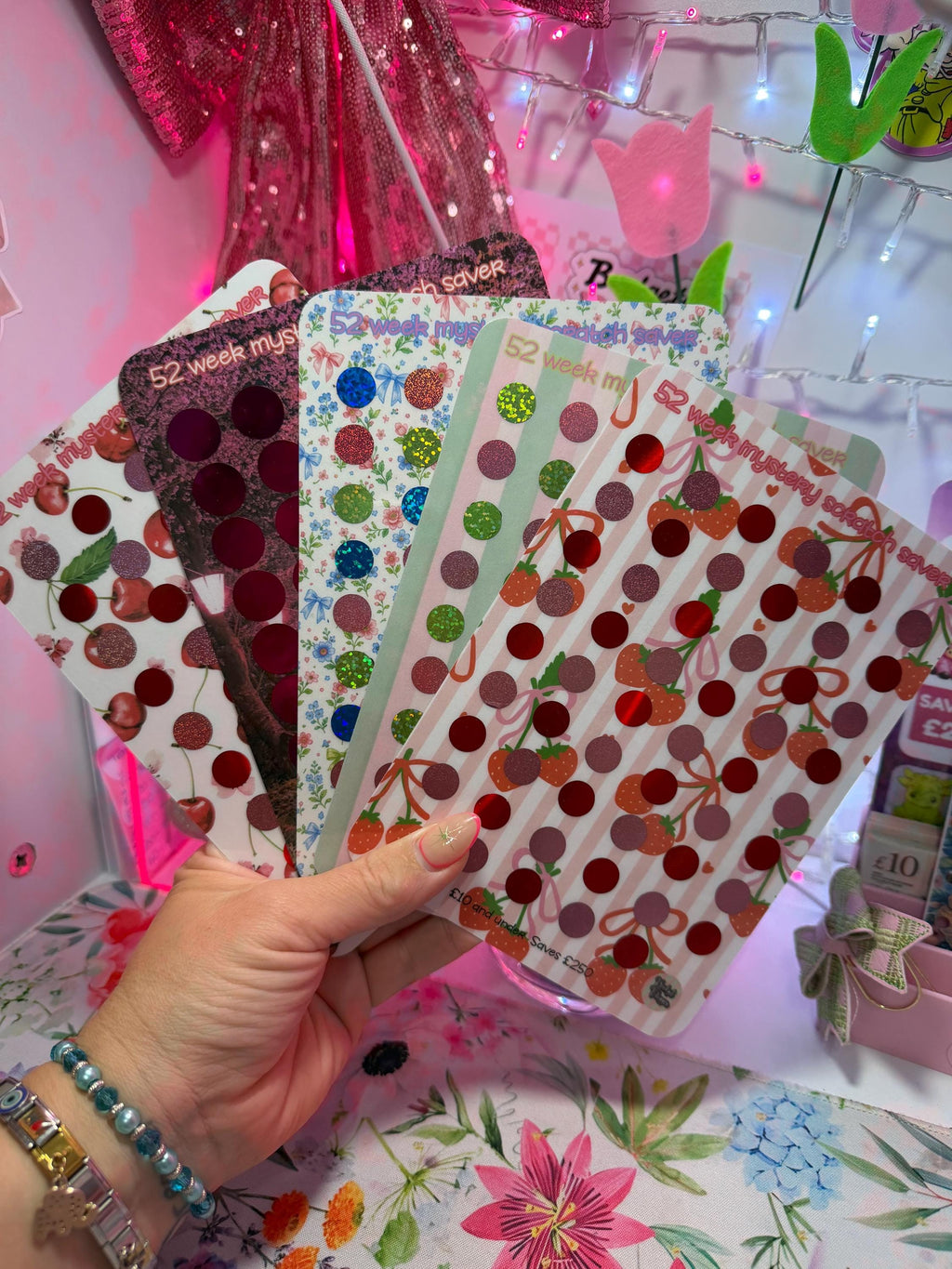 52 Week Mystery Scratch Off – A5 Savings Tracker