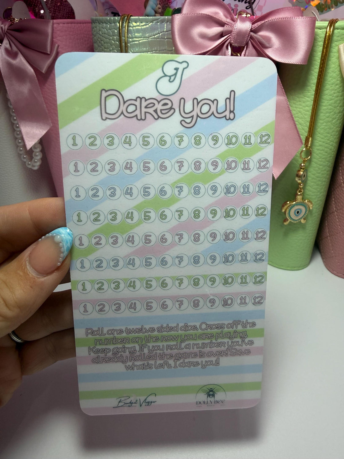 Are You Brave Enough / I Dare You – A6 Laminated Savings Challenge