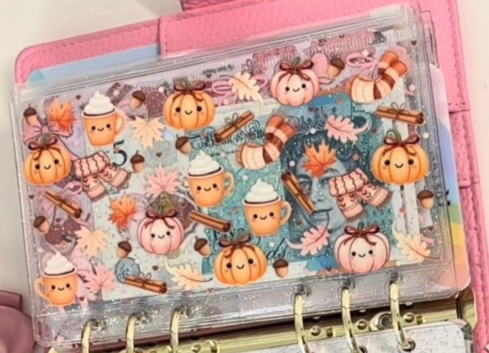 Our autumn chapter uvdtf zippers glitter envelope