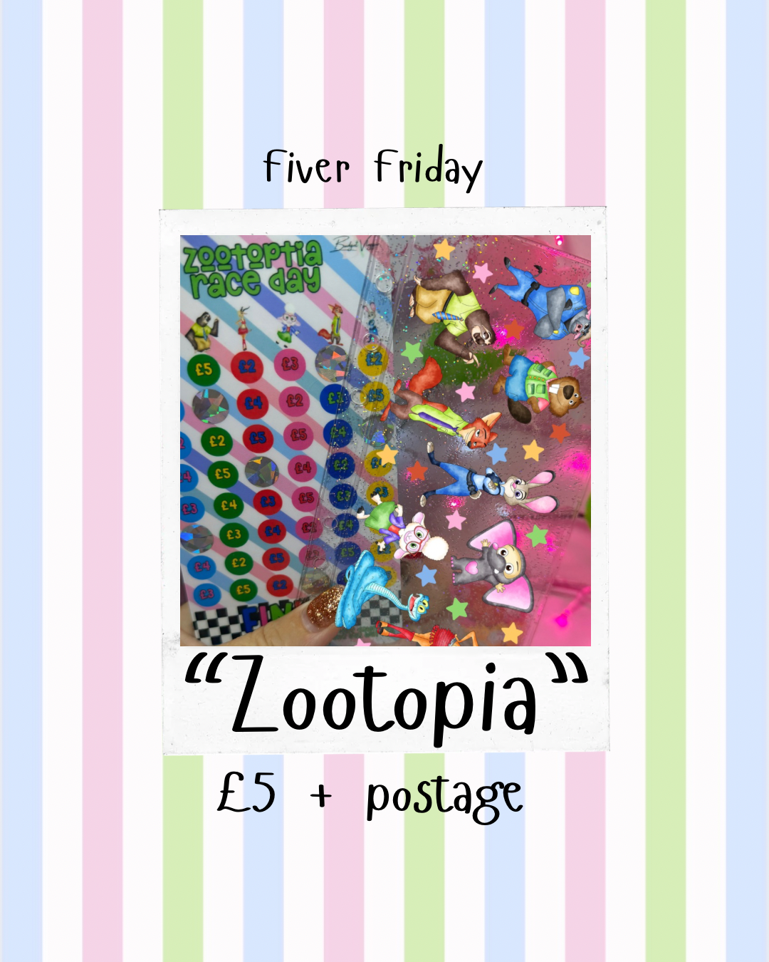 Zootopia Fiver Friday, Happily Ever After Glitter Wallets & Savings Challenge