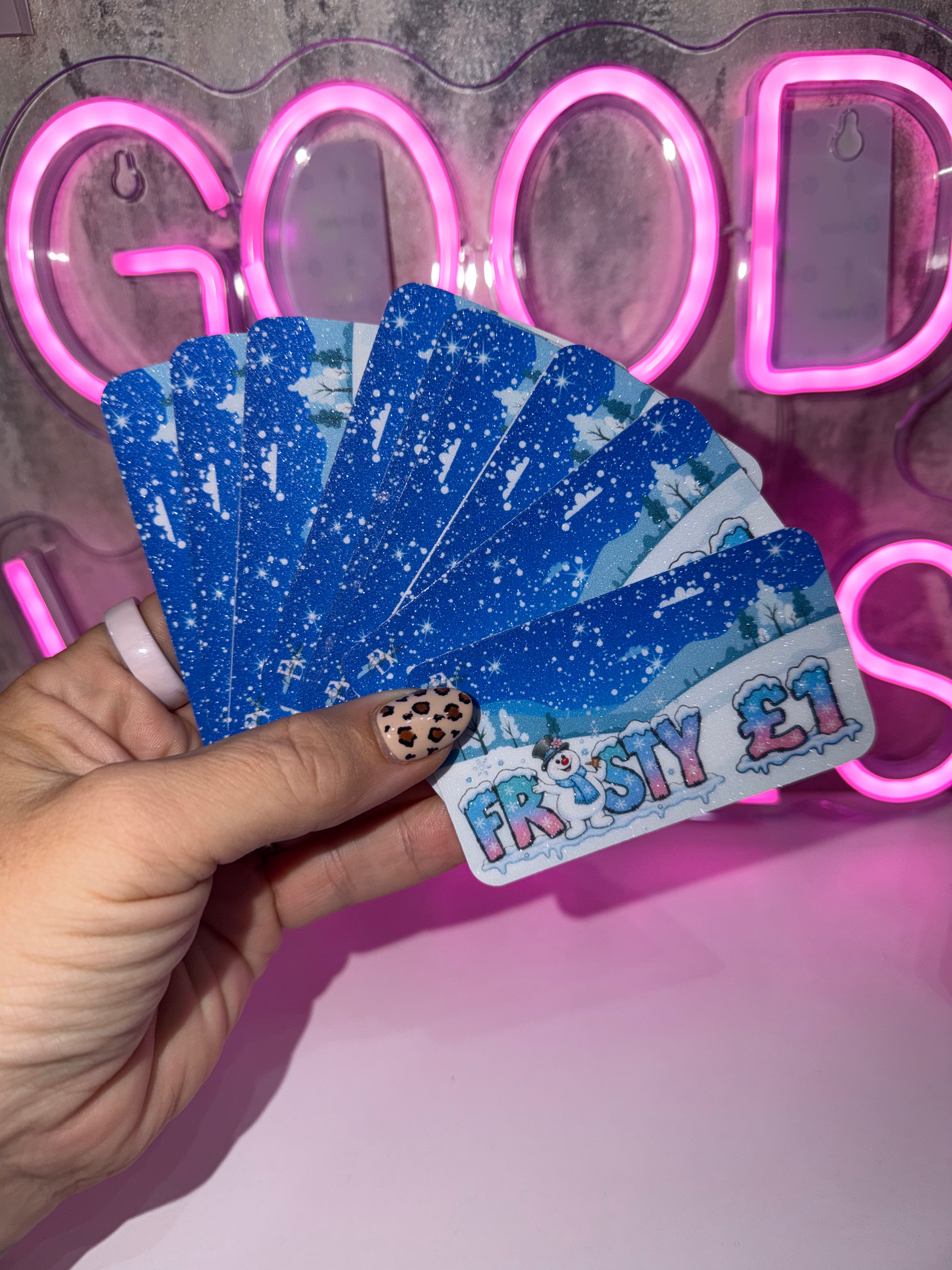 Frosty placeholders pack of ten