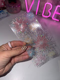 Firework : uvdtf zipless glitter envelope