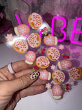 Cinnamon bun : uvdtf zipless glitter envelope