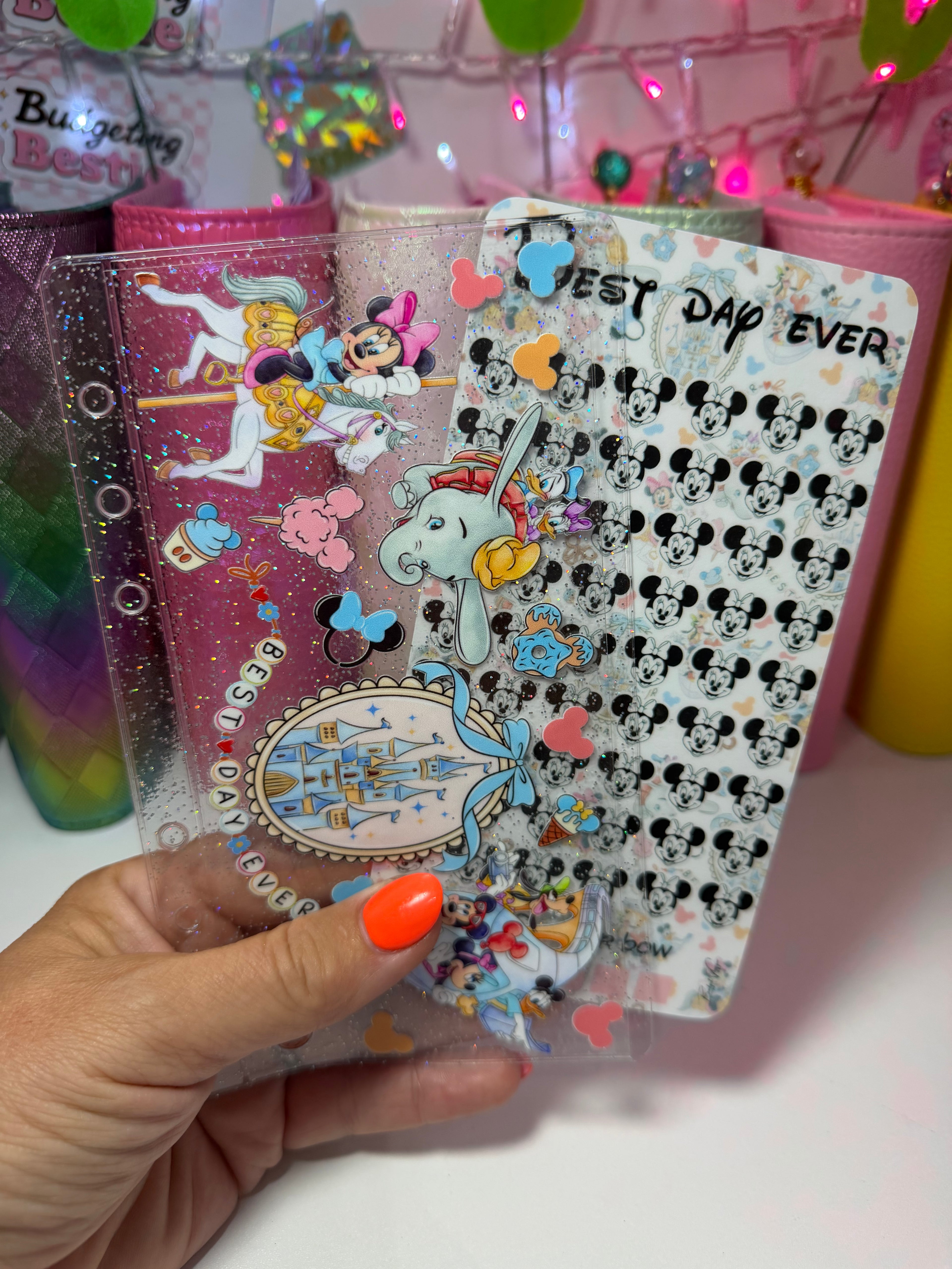 Happily Ever After Glitter Wallets & Savings Challenges