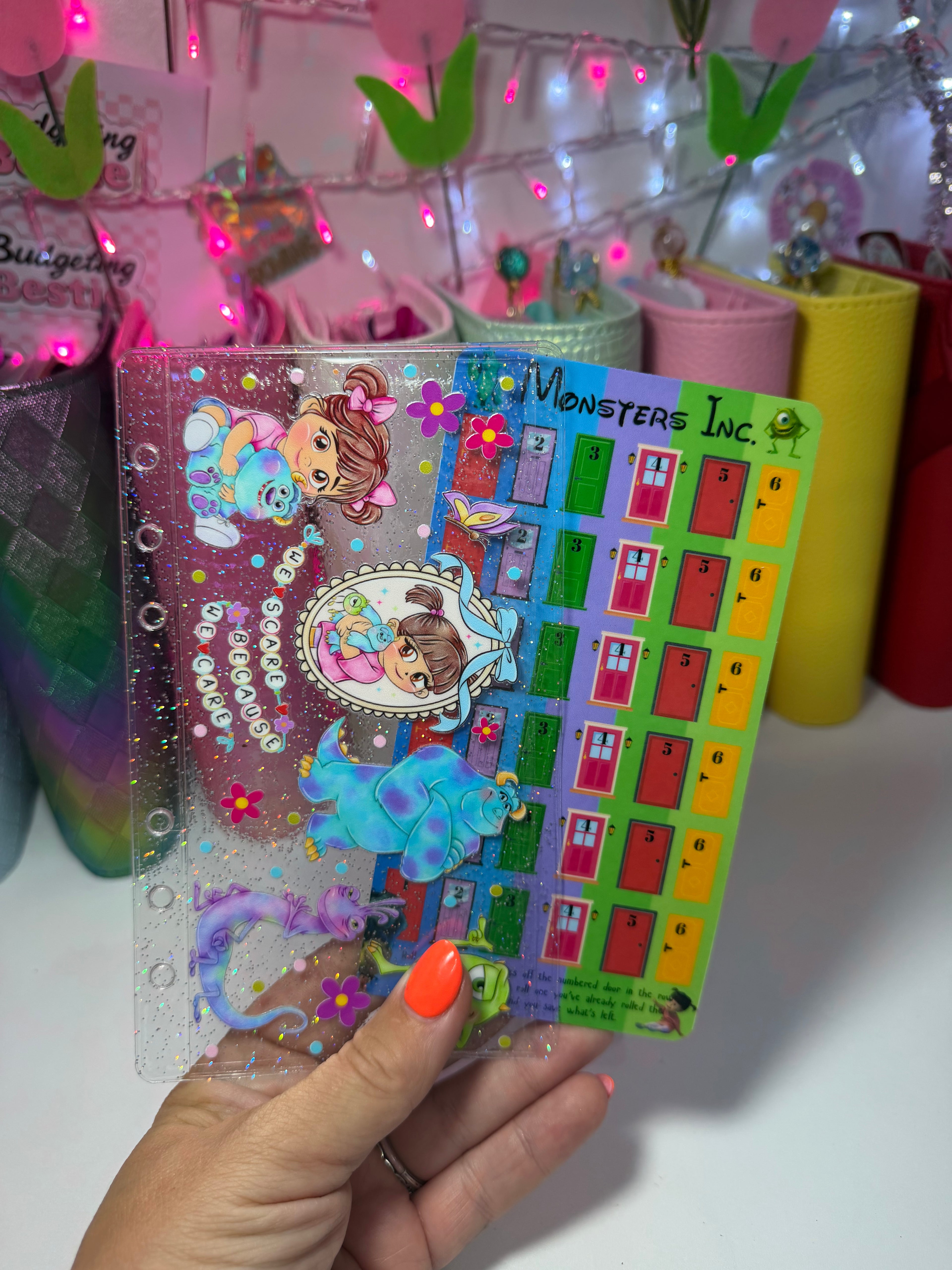 Happily Ever After Glitter Wallets & Savings Challenges