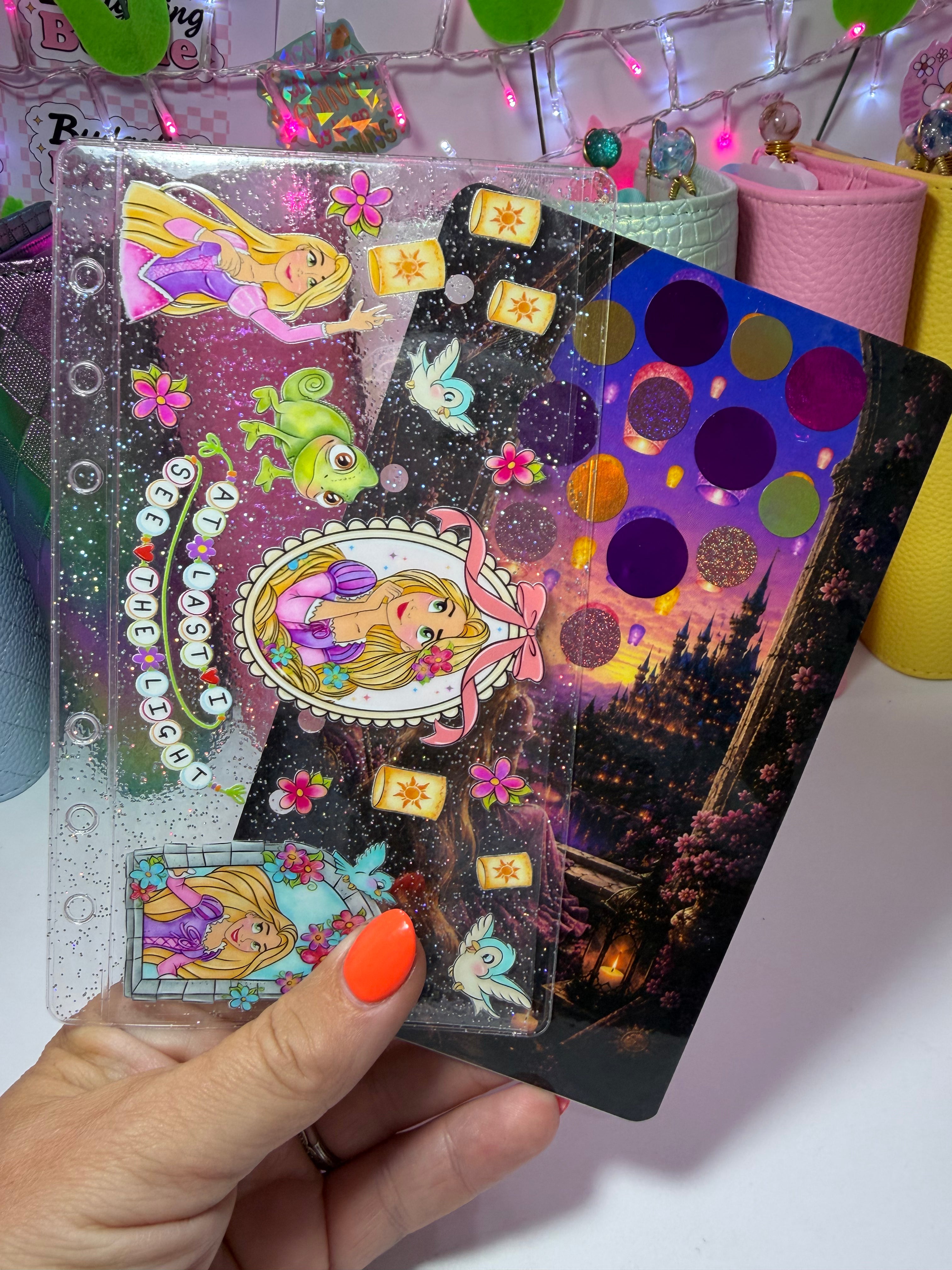 Happily Ever After Glitter Wallets & Savings Challenges