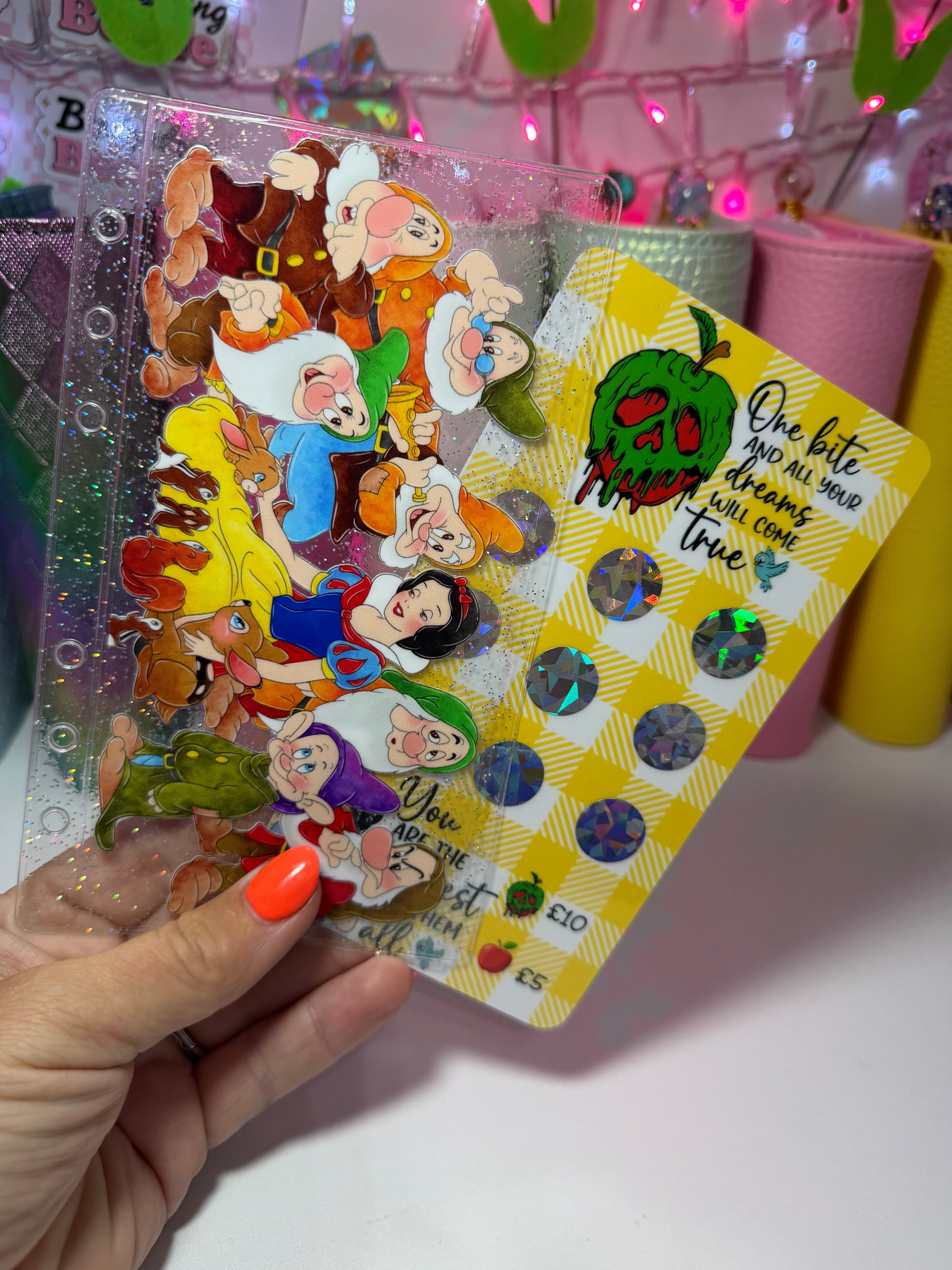 Happily Ever After Glitter Wallets & Savings Challenges