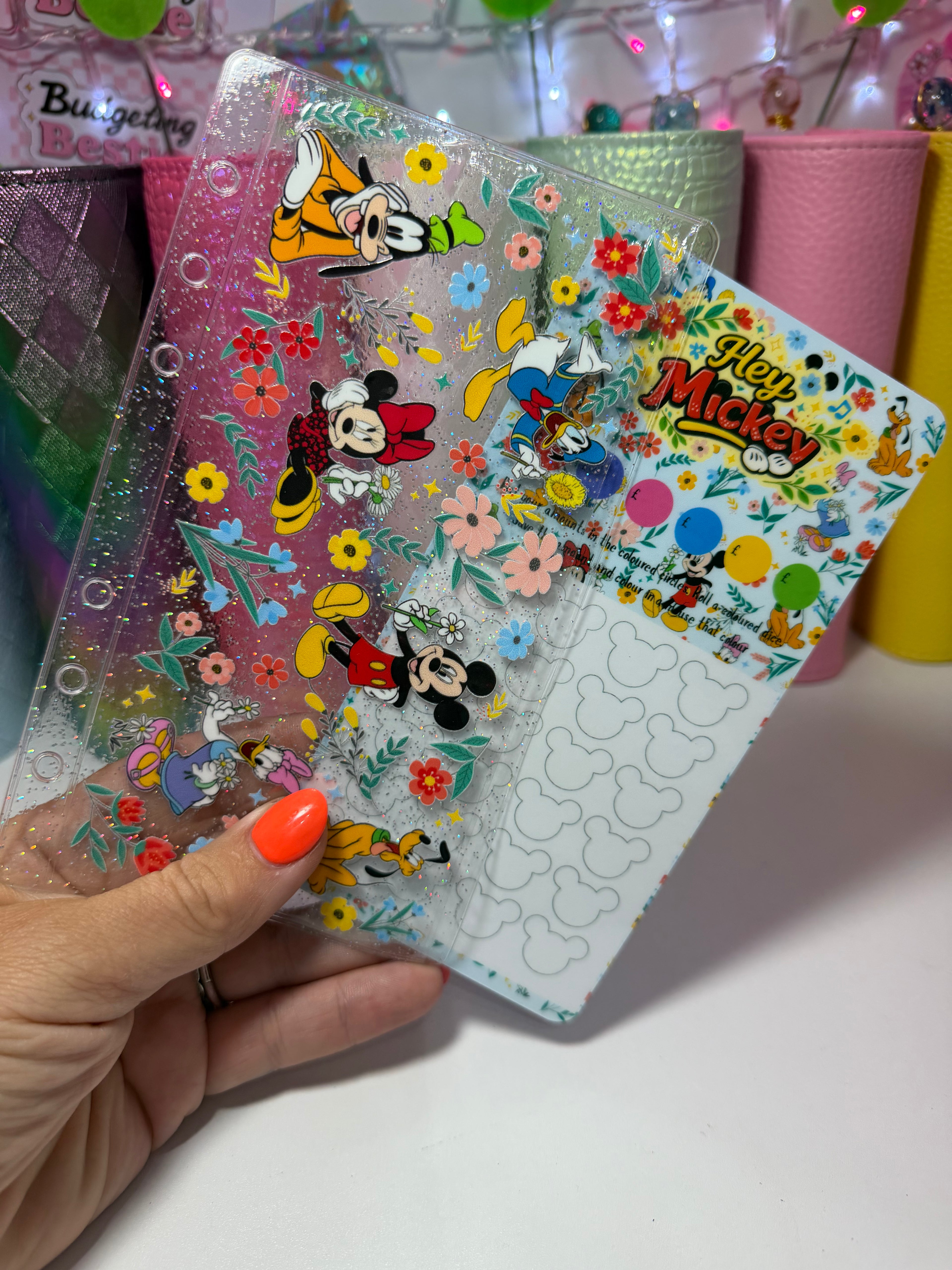 Happily Ever After Glitter Wallets & Savings Challenges