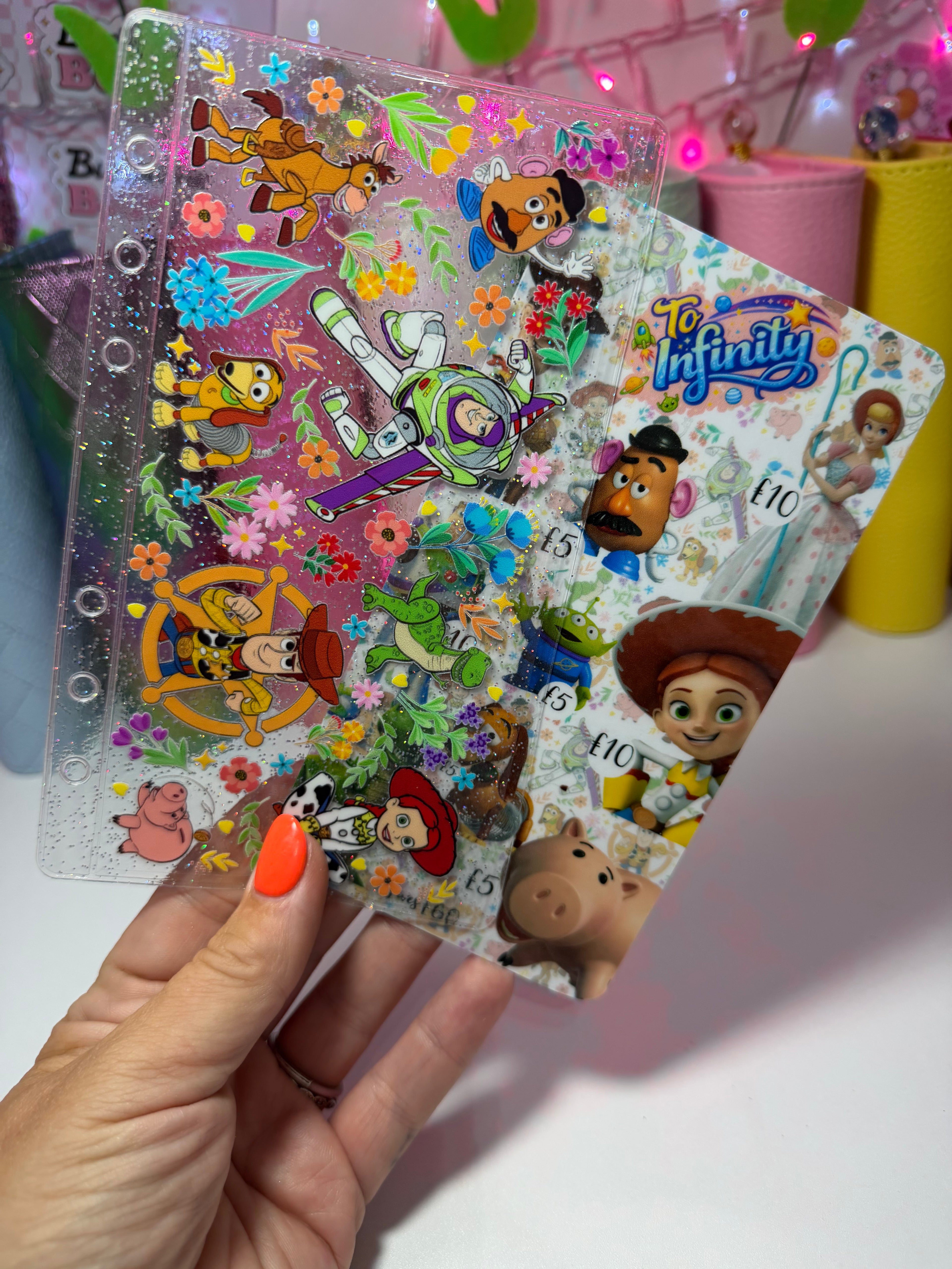 Happily Ever After Glitter Wallets & Savings Challenges