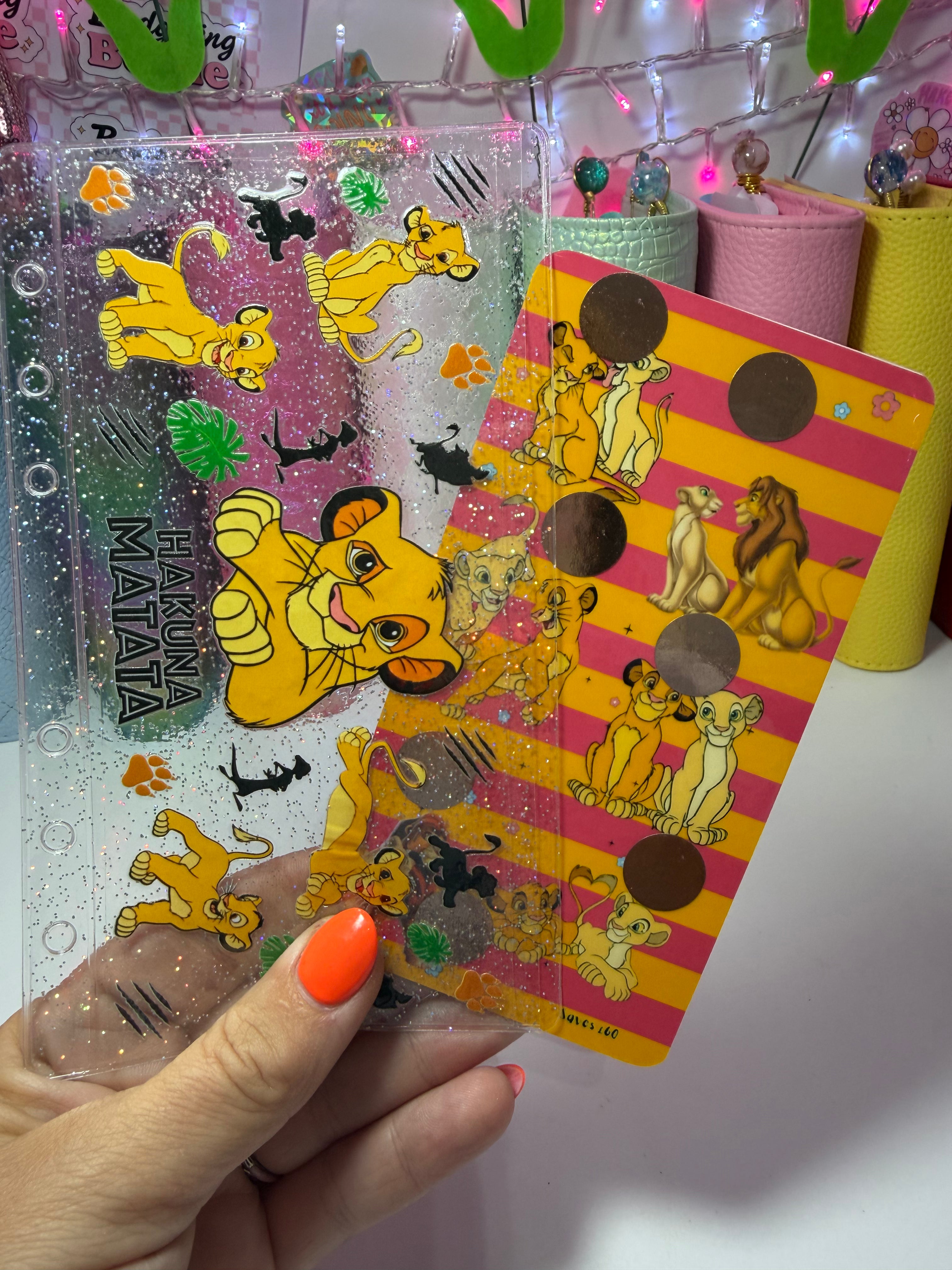 Happily Ever After Glitter Wallets & Savings Challenges
