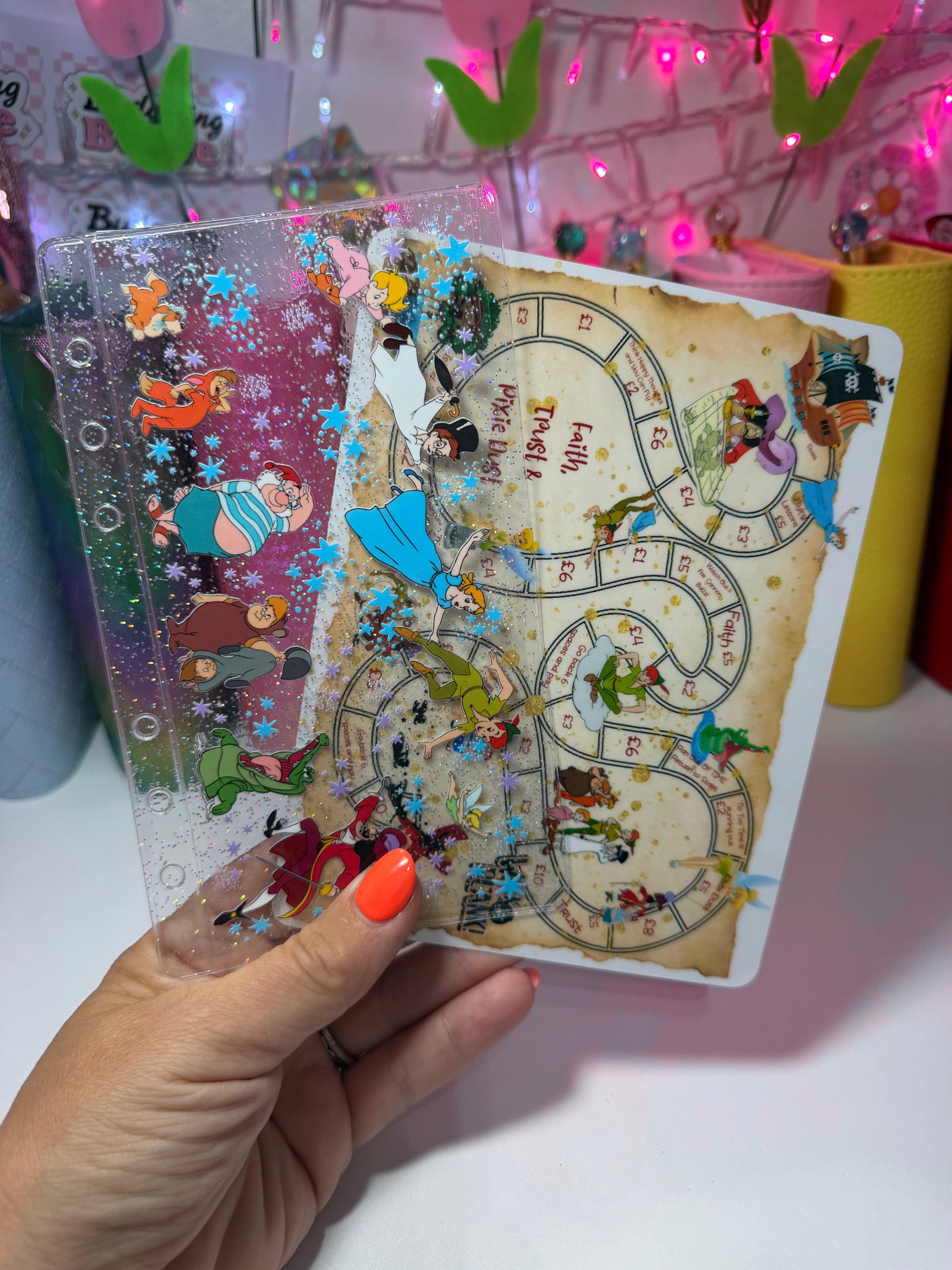 Happily Ever After Glitter Wallets & Savings Challenges