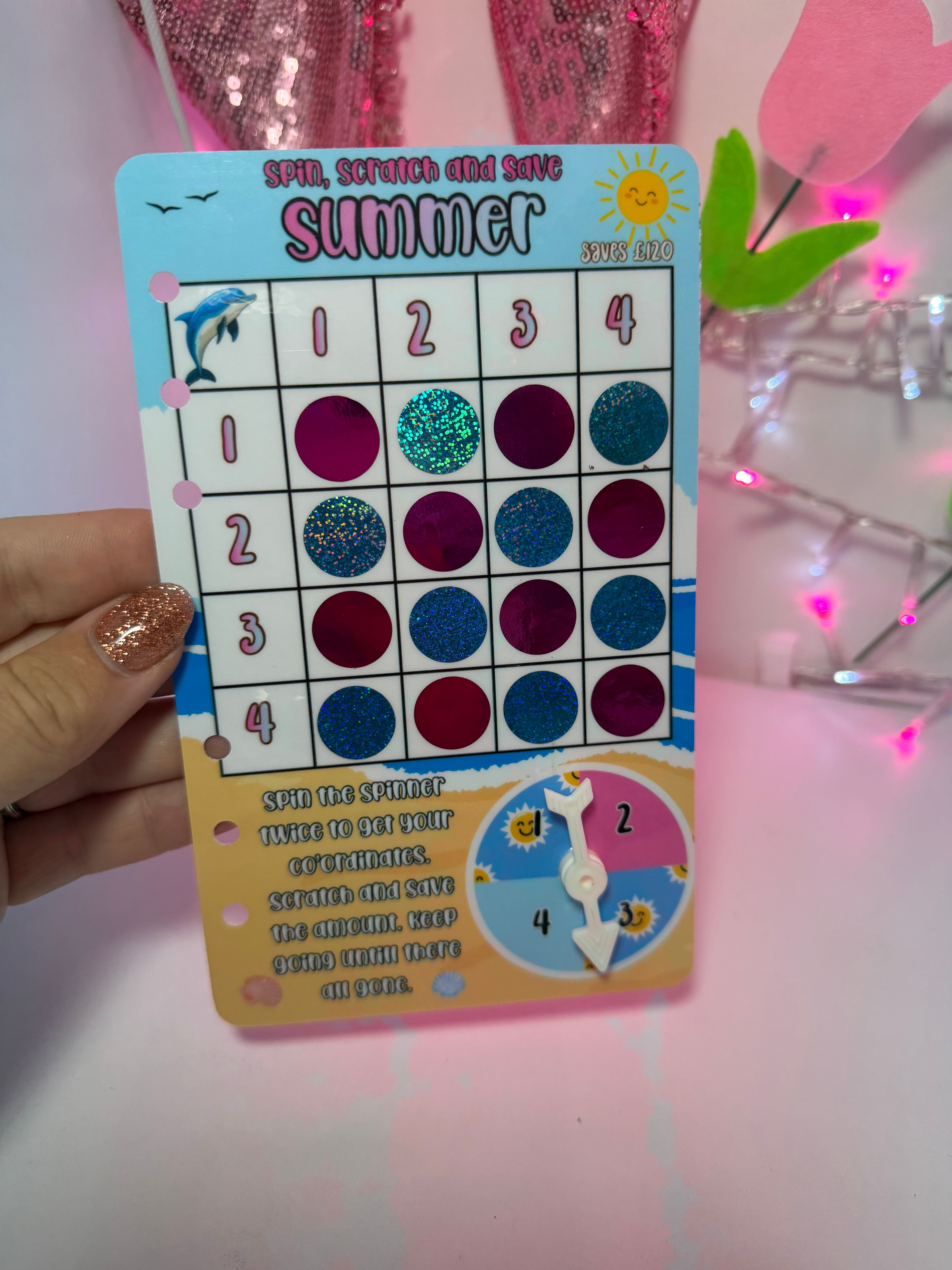 Spin, scratch and save