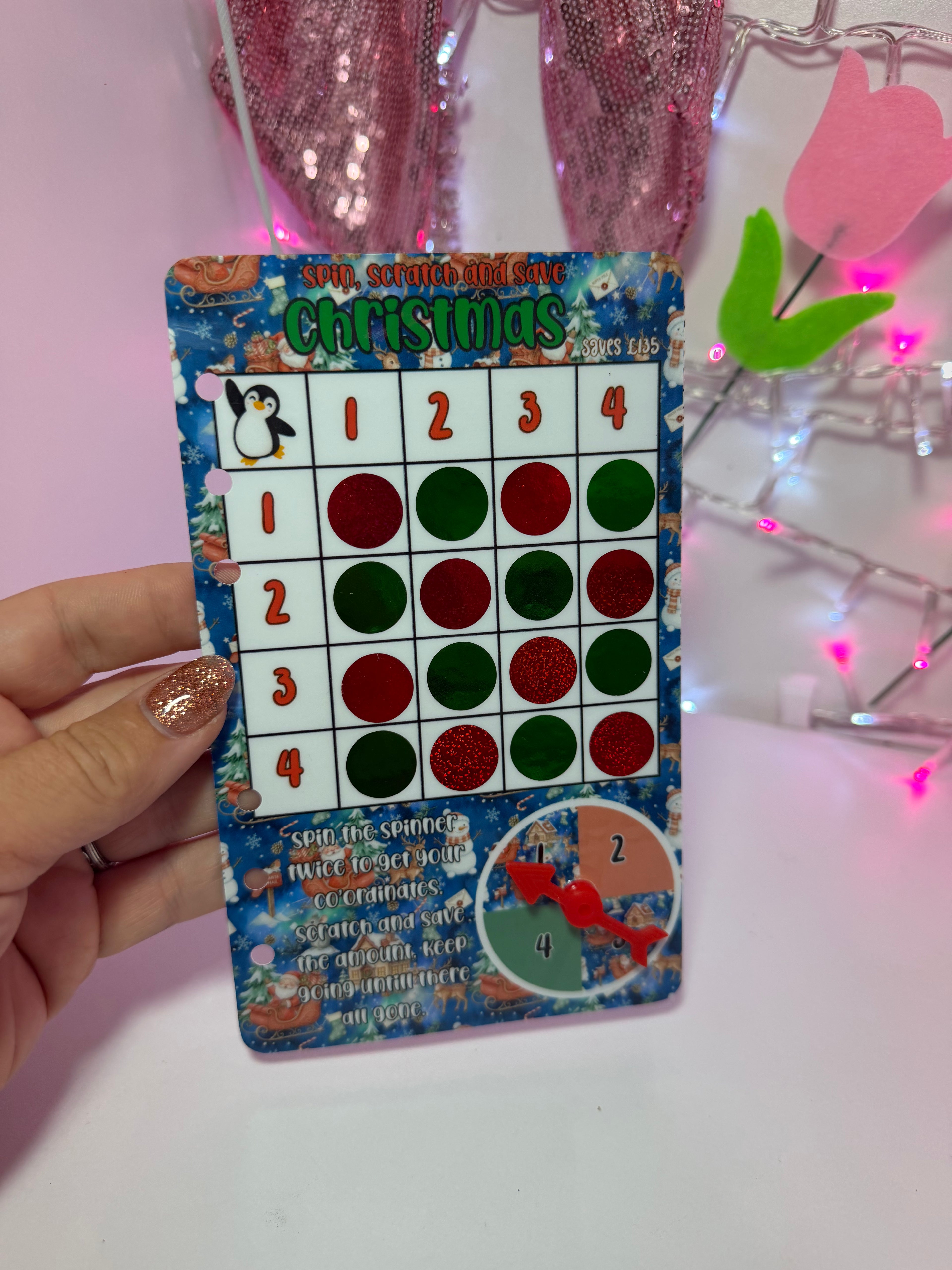 Spin, scratch and save