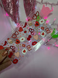 uvdtf zipless glitter envelope: Gallentines