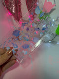 uvdtf zipless glitter envelope: sea life