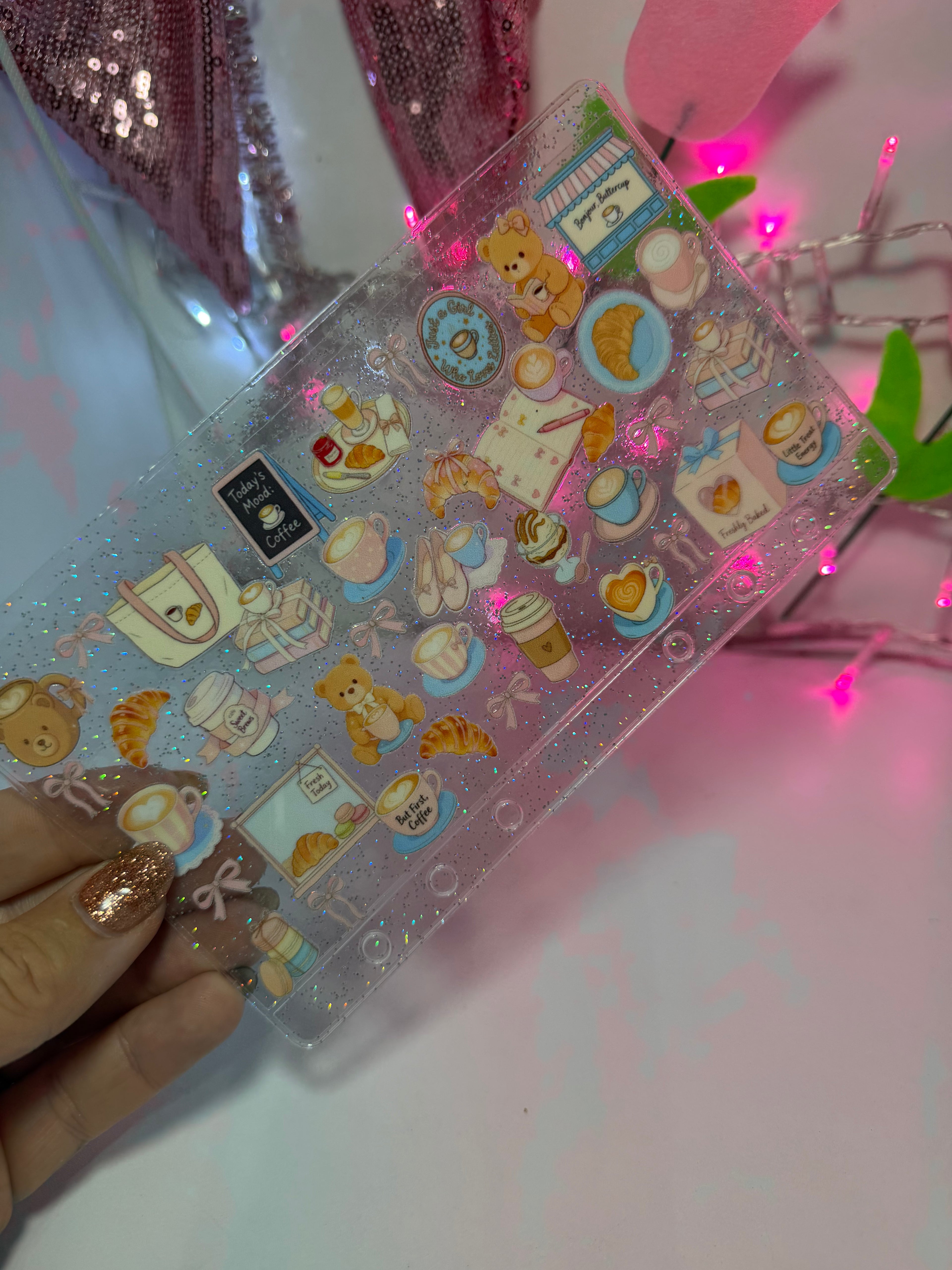 uvdtf zipless glitter envelope: Freshly baked
