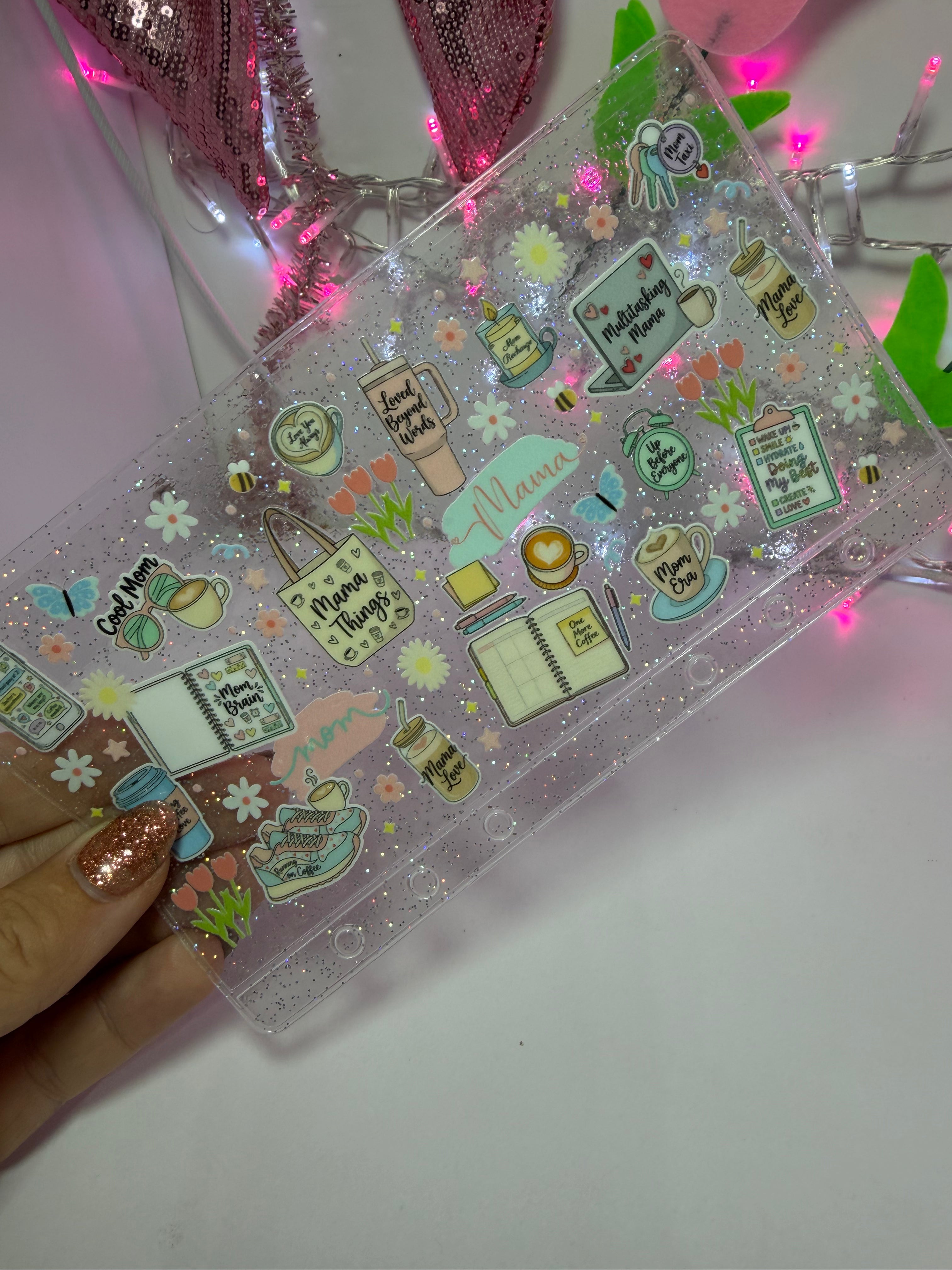 uvdtf zipless glitter envelope: Mama things