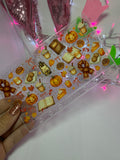 uvdtf zipless glitter envelope: Pumpkin pages