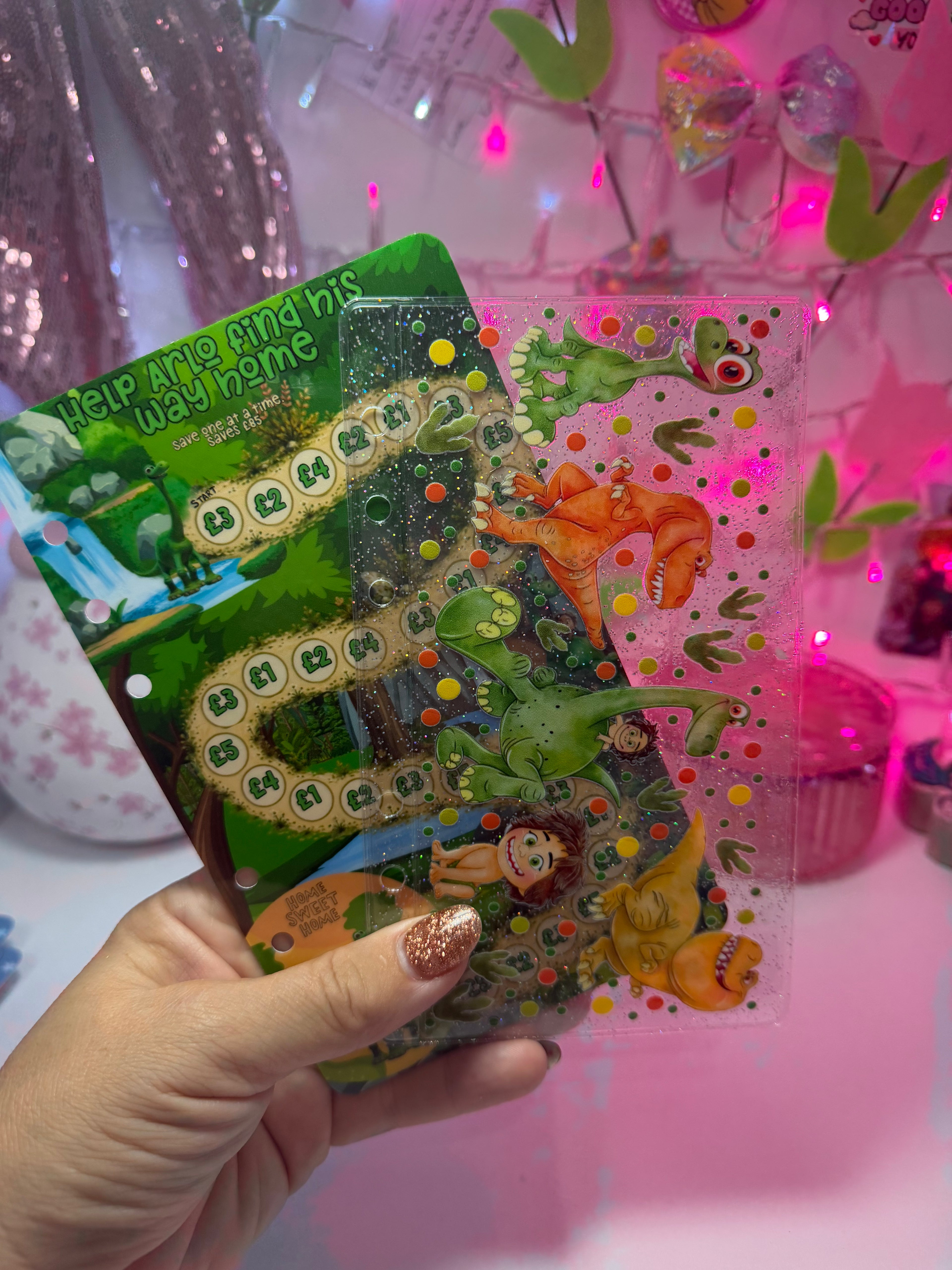 Fiver Friday, Happily Ever After Glitter Wallets & Savings Challenges (ARLO)
