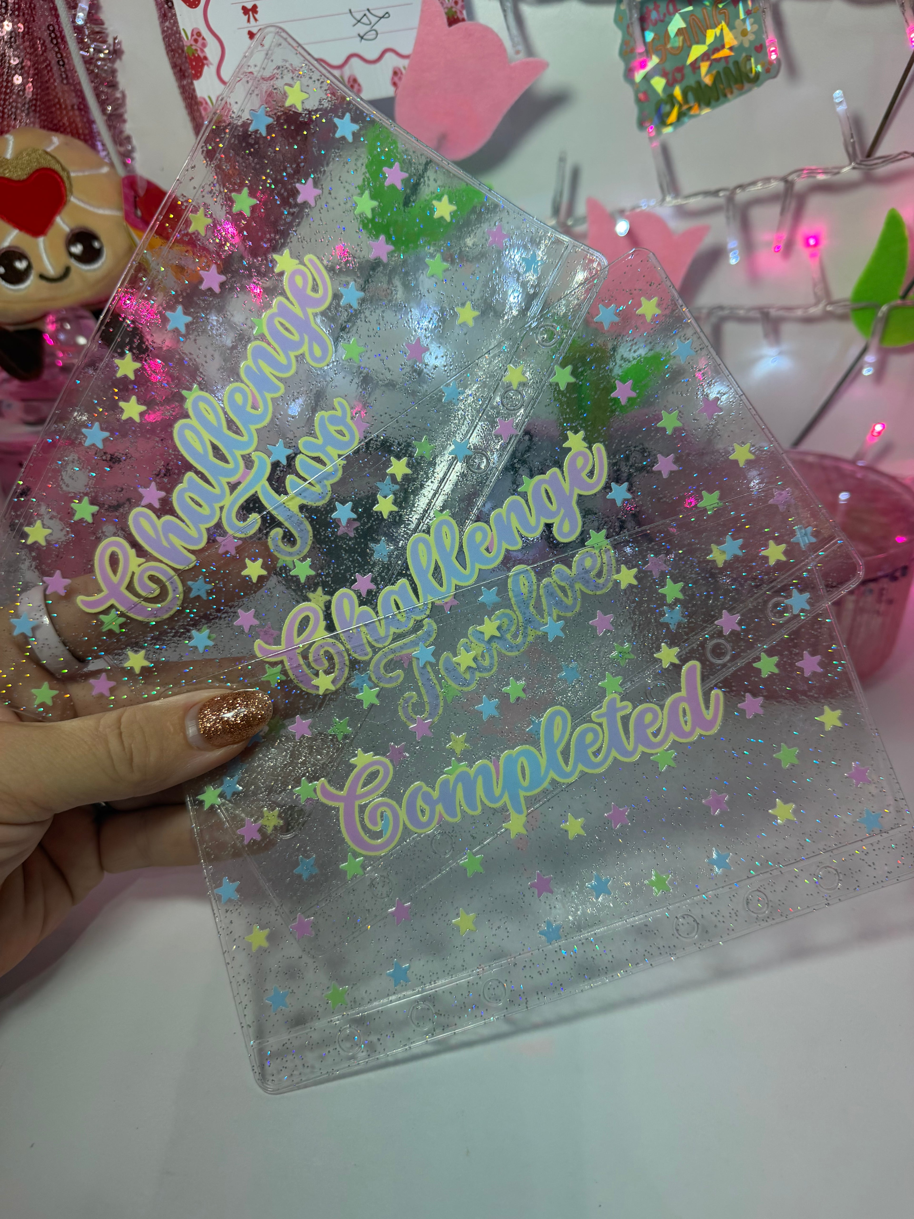 challenge pastel stars : uvdtf envelopes