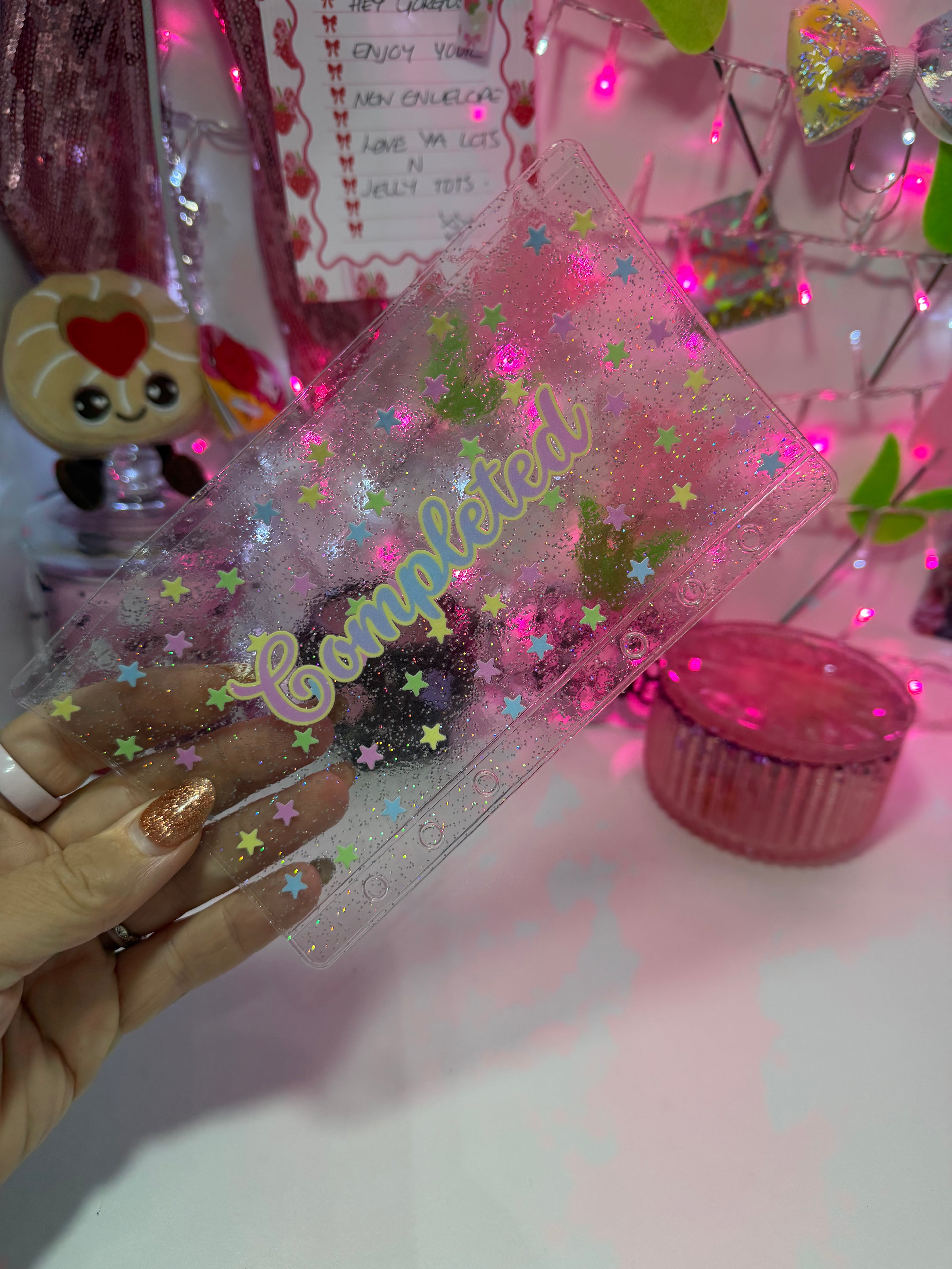 challenge pastel stars : uvdtf envelopes