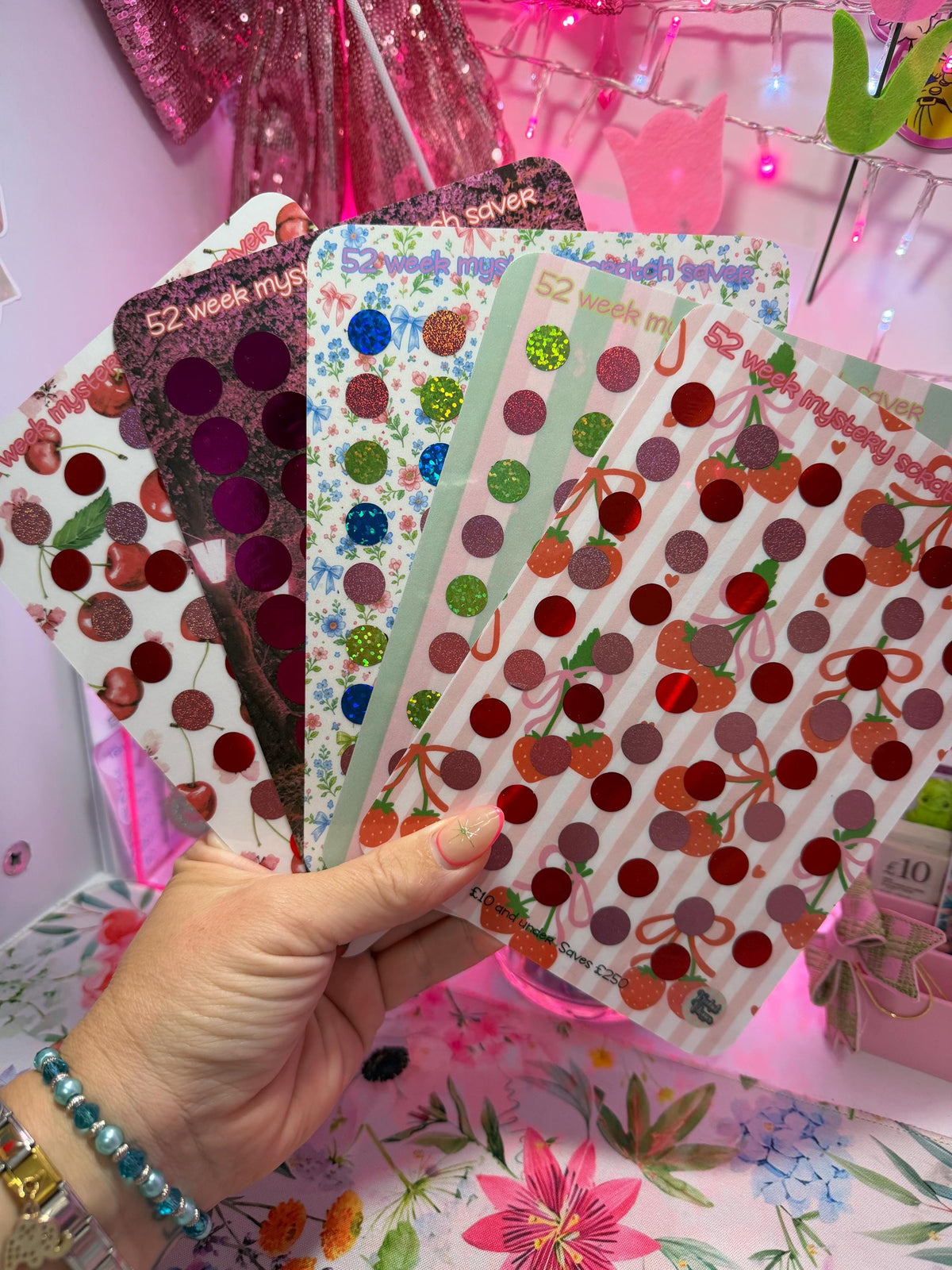 52 Week Mystery Scratch Off – A5 Savings Tracker