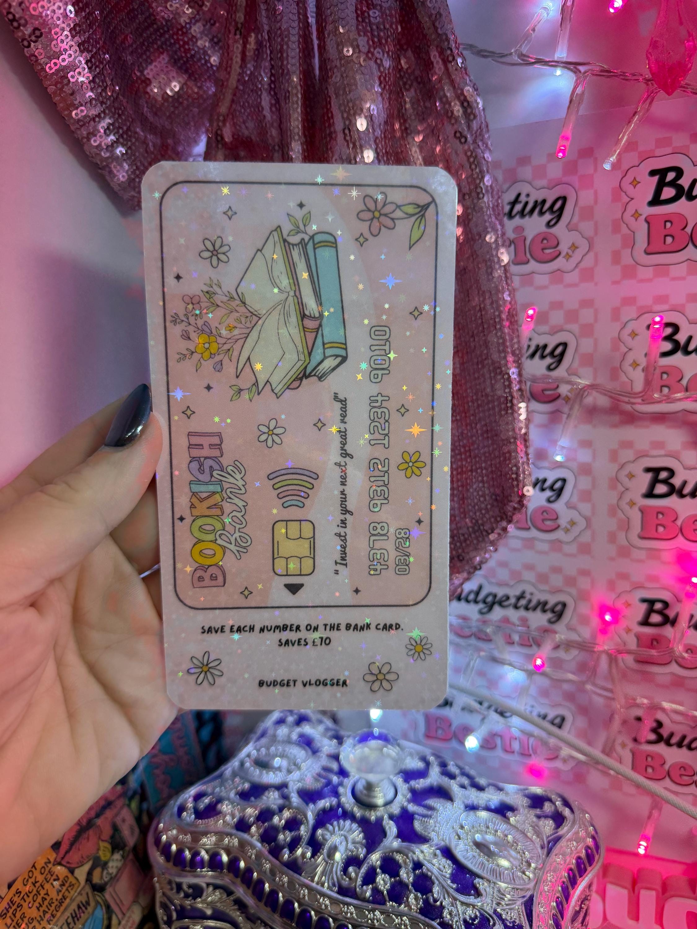 Bookish bank A6 Cash Envelope Budget Tracker