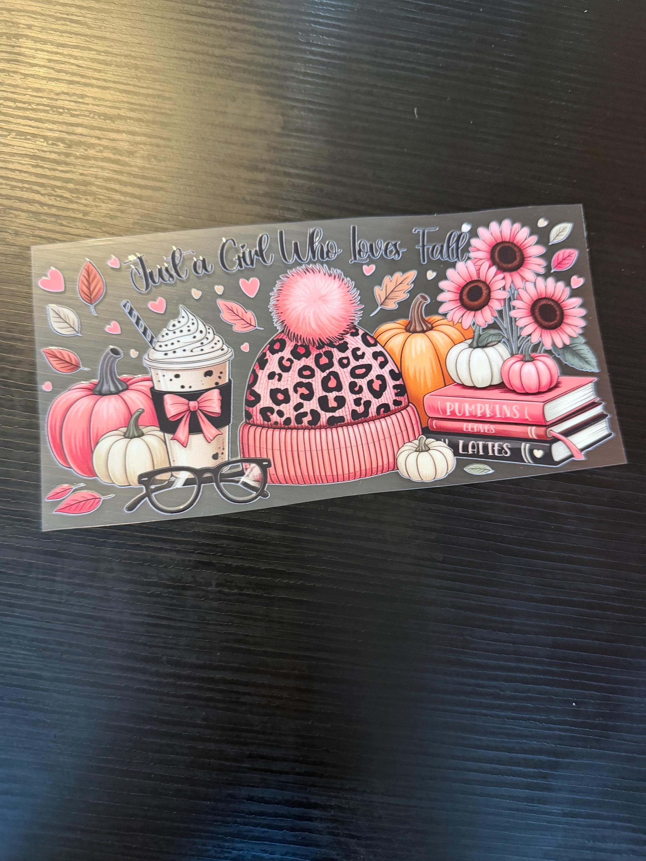 Loves Fall – A6 Glitter Zipless Savings Wallet