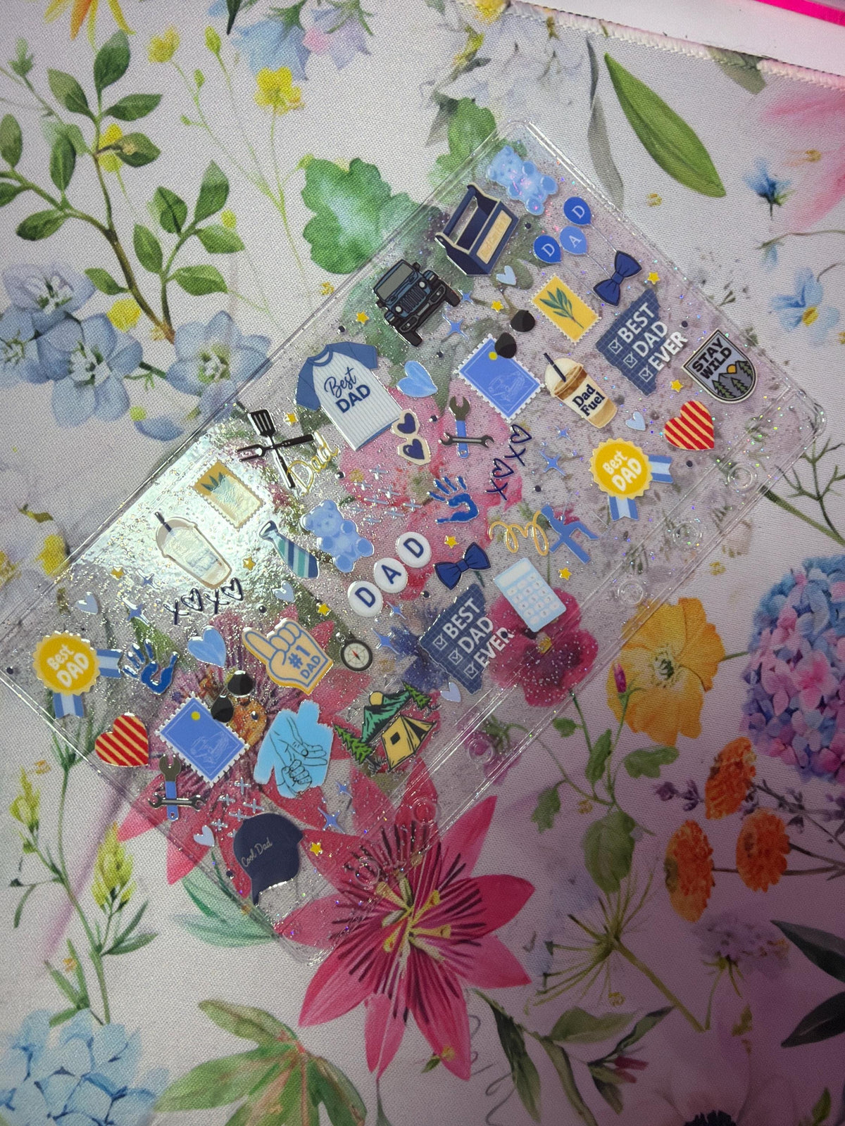 Dad – A6 Glitter Zipless Savings Wallet