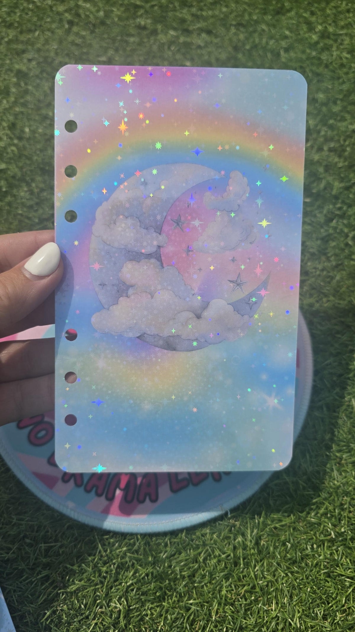 Moon & Stars – A6 Holographic Cash Stuffing Dashboard
