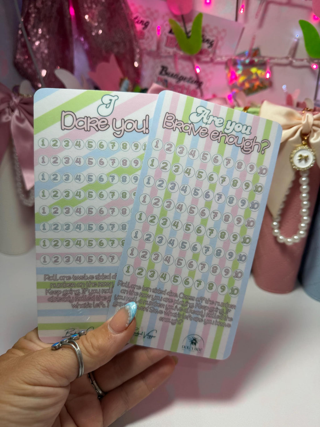 Are You Brave Enough / I Dare You – A6 Laminated Savings Challenge