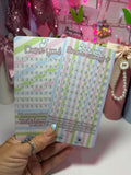 Are You Brave Enough / I Dare You – A6 Laminated Savings Challenge
