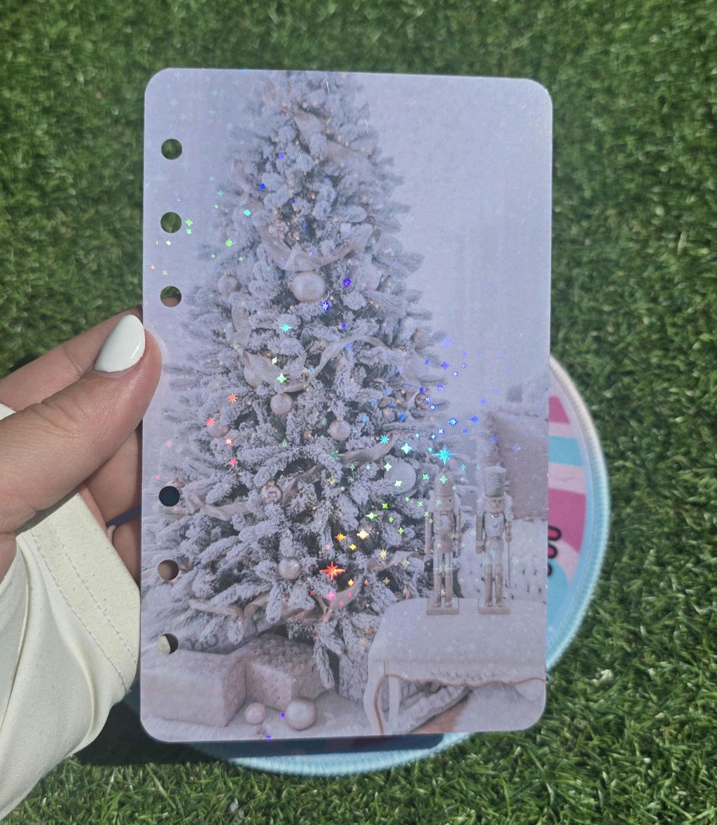 white Christmas – A6 Cash Stuffing Dashboard